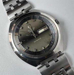 Reloj Automático Nivada Mustang De Colección Para Hombre Esfera Plateada Joyas Acero Inoxidable - Imagen 1 de 9
