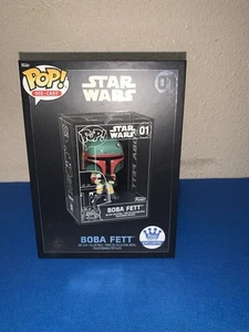 Funko POP! Boba Fett 01 Die Cast Funko Shop Exclusive CHASE IN HAND - Picture 1 of 7