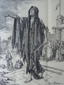 1945 Original Print WW2 POLAND LADY SINCLAIRS WARSAW REFIEF FUND - STRICKEN CITY - Picture 1 of 2