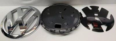 Original VW- 7E0853601G 2ZZ -Abzeichen Vorderes Emblem Set Transporter T6 - Bild 1 von 4