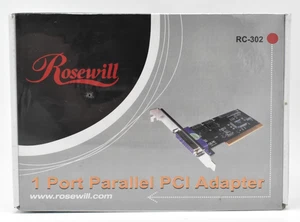 Carte adaptateur PCI parallèle 1 port Rosewill RC-302 - scellée en usine - Photo 1/6