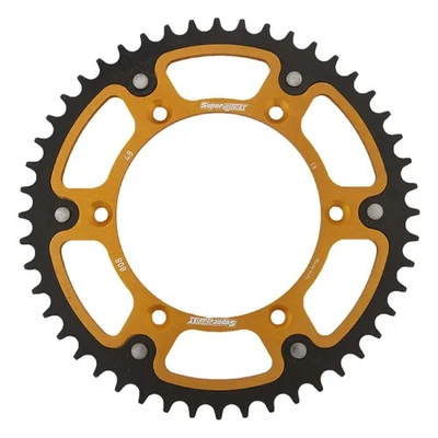 New Supersprox Stealth Sprocket 48T for Suzuki DRZ400SM 05-16 Gold - Image 1 of 4