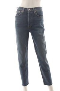 RE/DONE 90s Stretch High Ankle Crop Jeans / Dark Stone / UVP - Bild 1 von 7