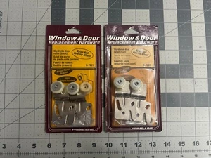 2-pack PRIME-LINE N-7031 Closet DOOR ROLLER 1/2" OFFSET NYLON WHEEL 7/8" O.D. - Picture 1 of 3