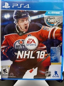 PLAYSTATION 4 (PS4) NHL 18 With Instructions Pre-Owned VGC 2102557 Rated: E 10+ - Picture 1 of 18
