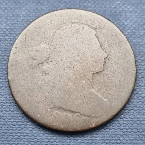 1806 Draped Bust Large Cent 1c Circulated #50129 Cover
