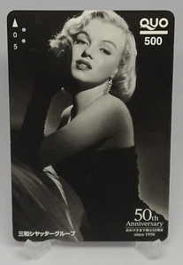 Marilyn Monroe Quo Card Sanwa Shutter Group Not For Sale Japanese Very Rare - Picture 1 of 8