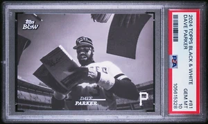 2024 Topps Black and White Dave Parker PSA 10 Gem Mint Pirates - Picture 1 of 2