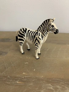 Vintage fisher price zebra 1975 Safari Animals Jointed Moveable Head Legs - Picture 1 of 3