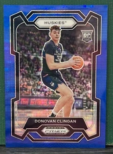 2024 Panini Prizm Draft Picks #95 Donovan Clingan Blue Pulsar #88/99 - Picture 1 of 2