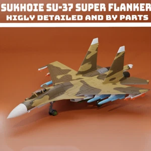 3D printed 1/87 Soviet "Su - 37/Flanker - F Terminator fighter" unpainted model - Picture 1 of 6