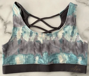 Justice Active Girls Sleeveless Cropped Sport Top Bra Size 38 NEW - Picture 1 of 3
