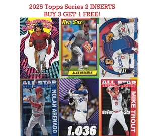 2025 Topps Series 2 INSERTS Pick/Choose Your Card (BUY 3 GET 1 FREE) - Picture 1 of 3