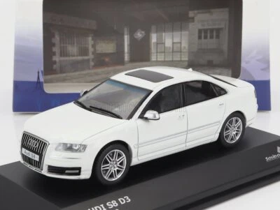 MODELLINO AUTO STATICO DIECAST AUDI A8 S8 D3 2010 BIANCO MODELLISMO SCALA 1/43 - Immagine 1 di 4