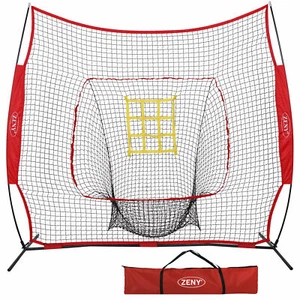 7*7' Baseball Softball Training Practice Net Portable Hitting Pitching Net - Picture 1 of 9