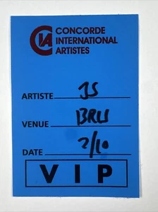 Journey South Carl Pemberton VIP Pass Original Circa 2000s - Picture 1 of 12