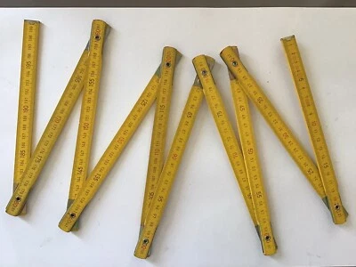 ANCIEN METRE BOIS PLIABLE 200CM DE LONG - Photo 1/4