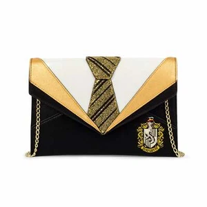 OFFICIAL HARRY POTTER DANIELLE NICOLE DESIGNER HUFFLEPUFF CLUTCH BAG BNWT - Picture 1 of 4
