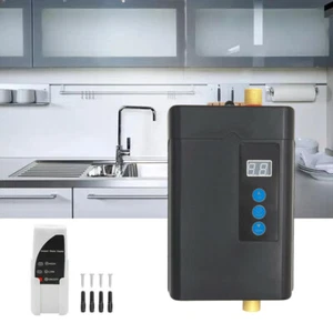 Electric Hot Tankless Water Heater Shower Instant Boiler Kitchen Bathroom 110V - Picture 1 of 13