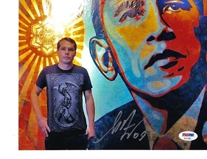 OBEY OBAMA SHEPARD FAIREY HANDSIGNIERTES 8" x 10" FOTO PSA DNA AD77095 - Bild 1 von 1