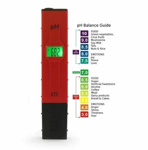 Digital PH Meter Tester Pocket Aquarium Pool Water Wine Urine LCD PH-107 A78 IRL - Bild 1 von 1