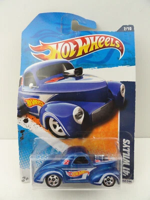 2011 Hot Wheels Racing #2 ‘41 Willys (Blue #2) - Image 1 of 4