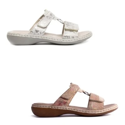 Sandalias Rieker 659X6 unisex para adultos cómodas informales con cierre táctil Foto 1 de 2
