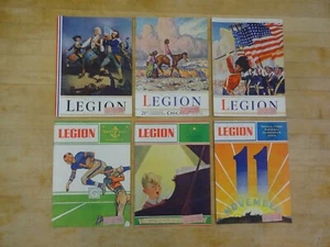 Vintage 1939 The American Legion Magazines lot of 6 July-December - Picture 1 of 8