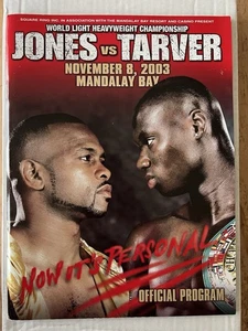 Roy Jones Jr vs Antonio Tarver Boxing Program (2003) Mandalay Bay, Las Vegas - Picture 1 of 1