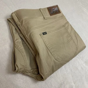 NWT Lee MVP Chino Pants Men 46x32 Khaki Extreme Motion Straight Leg Performance - Picture 1 of 9