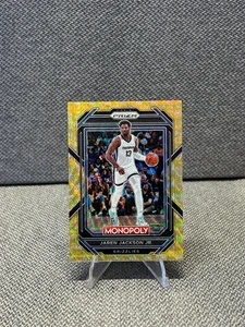 2022 Panini Prizm Monopoly JAREN JACKSON JR Gold Wave Money /10 #45 - Picture 1 of 2