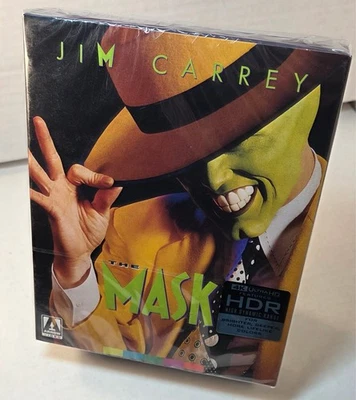 The Mask 1994 (4K Ultra HD, 2025) NEW (Sealed)-Collector SLIPCOVER-Box Shipping - Image 1 of 4