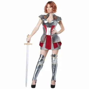 Juana de Arco Heroína Francia Romano Medieval Caballero Guerrero Mujer Disfraz M - Imagen 1 de 1