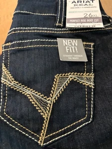 Ariat Real Boot Cut Nashville 10041063 26 XL 36"Lg perfekter Riseboot Cut Neu mit Etikett - Bild 1 von 10