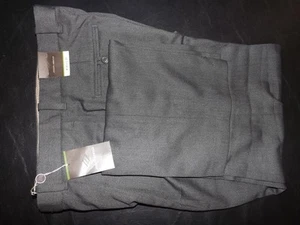 NWT JOSEPH ABBOUD 34 x 32 CHARCOAL GRAY POLYESTER BLEND PLEATED DRESS PANTS - Picture 1 of 5