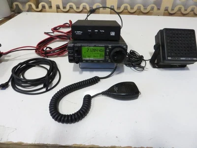 Paquete ICOM IC-706MKIIG HF con LDG Z100 + Cable de separación de sintonización y puente y altavoz Foto 1 de 4