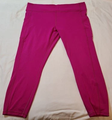 Lululemon Women's Invigorate  Ripe Raspberry Yoga PANTS Size 18 - Image 1 of 4