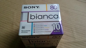 10 Minidisc Sony Bianca Série 2 MD 80 min - Photo 1/4