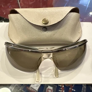 Vintage Renauld Of France Sunglasses W Original Case 60s 70s Ski Sporting - Picture 1 of 18