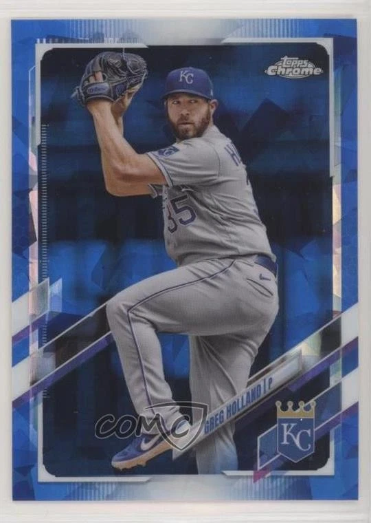 2021 Topps Chrome Sapphire Edition Greg Holland #467 - Image 1 of 2