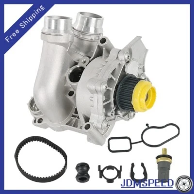 Aluminum Water Pump For 2008-2016 Audi A3 A4 A5 VW CC TT Tiguan 2.0T 06H121026AB - Image 1 of 4
