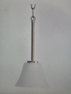 Progress Lighting P5300-09 Nickel Bravo Single Light 7"W Mini Pendant - Image 1 of 4