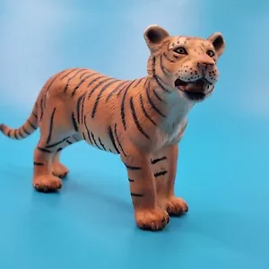 Schleich 2003 männlich orange Tiger Erwachsene Wildtiere Tierfigur im Ruhestand - Bild 1 von 7