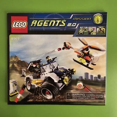 LEGO Agents: 4-Wheeling Pursuit (8969) SOLO MANUAL DE INSTRUCCIONES  Foto 1 de 4