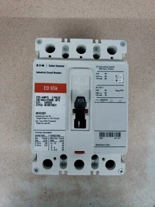 NEW SURPLUS Cutler Hammer ED3225 Breaker ED 65k, 225 Amp,3 Pole, 240VAC/125VDC - Picture 1 of 3