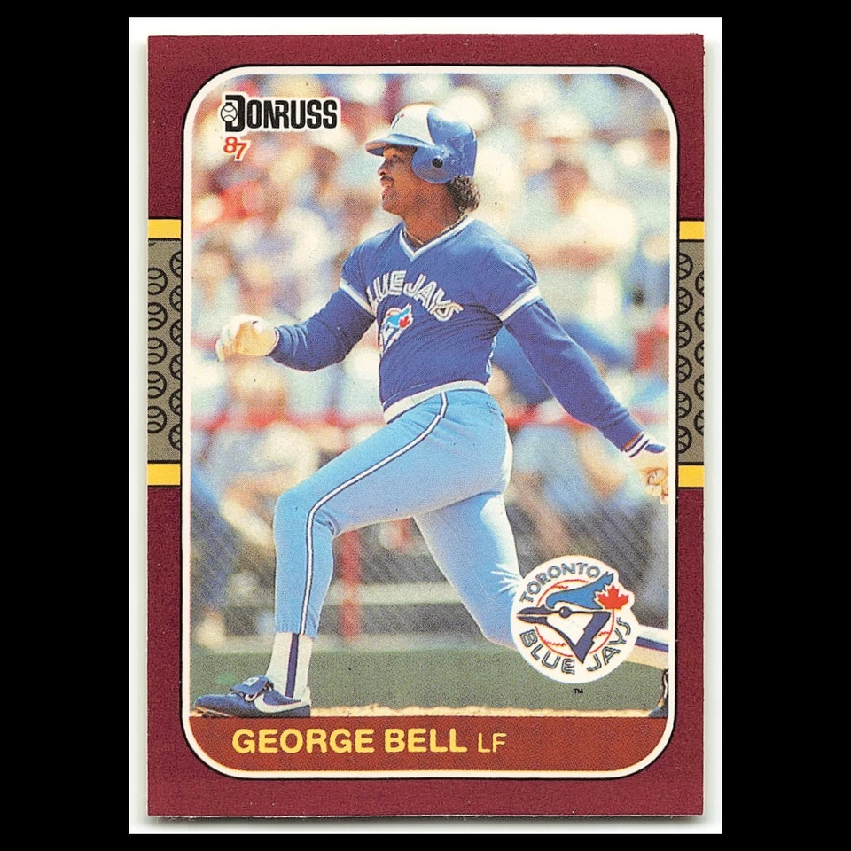 George Bell #39 1987 Donruss Opening Day Toronto Blue Jays Baseball Card MLB NM - Image 1 of 3