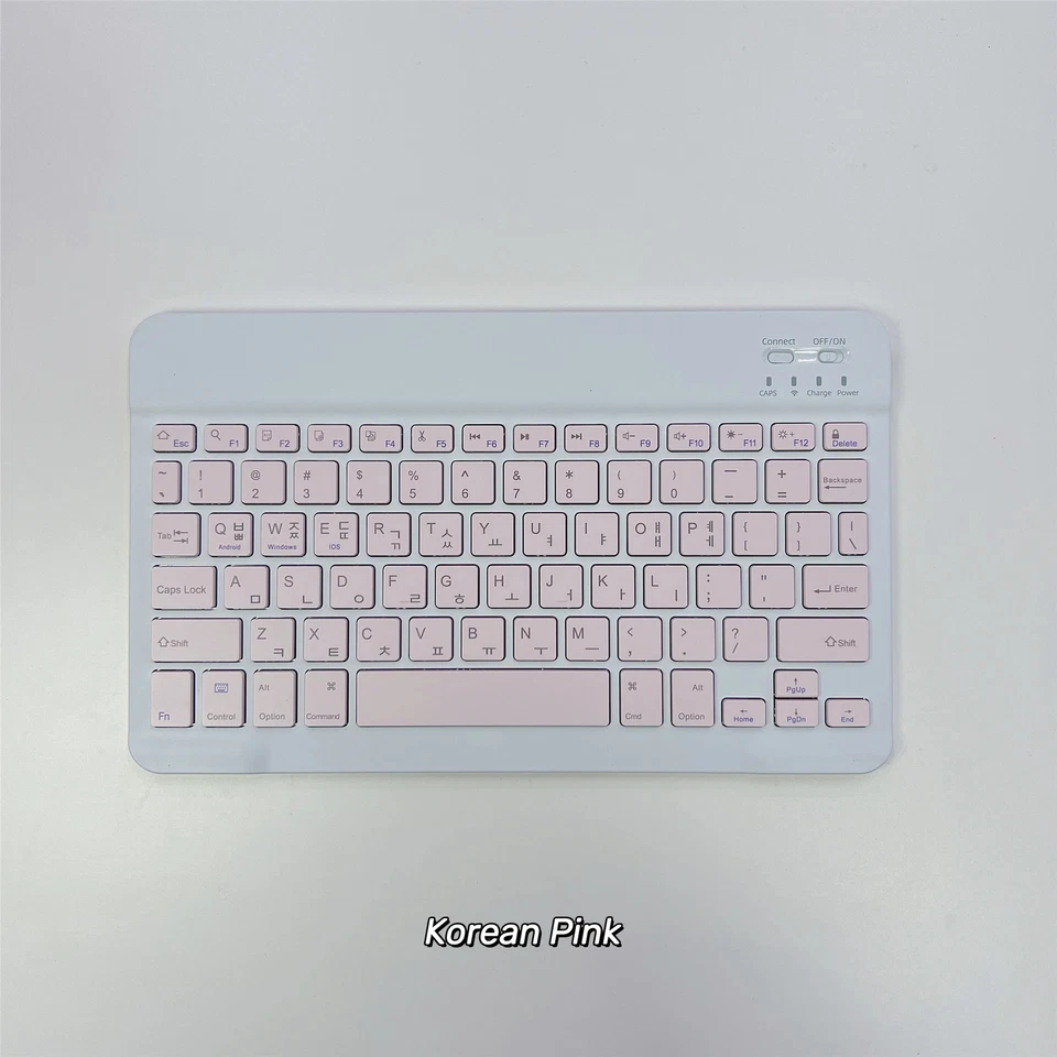 Korean Language Ultra-Thin Bluetooth Keyboard | Rechargeable Silent Multi-Device - Image 1 of 4