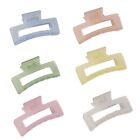 3.5Inch Large Hair Claw Clip for Thick Hair Rectangle Hair Clamps Hair Accessory