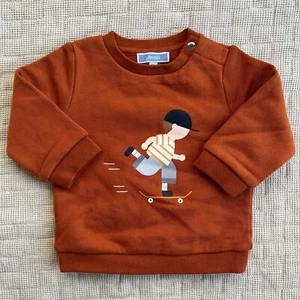 Jacadi Paris fleece Jumper unisex baby girl boy 6m 67cm - Picture 1 of 4