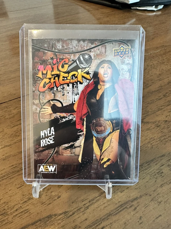 2023 Upper Deck AEW Nyla Rose Mic Check #mc-18 - Image 1 of 1